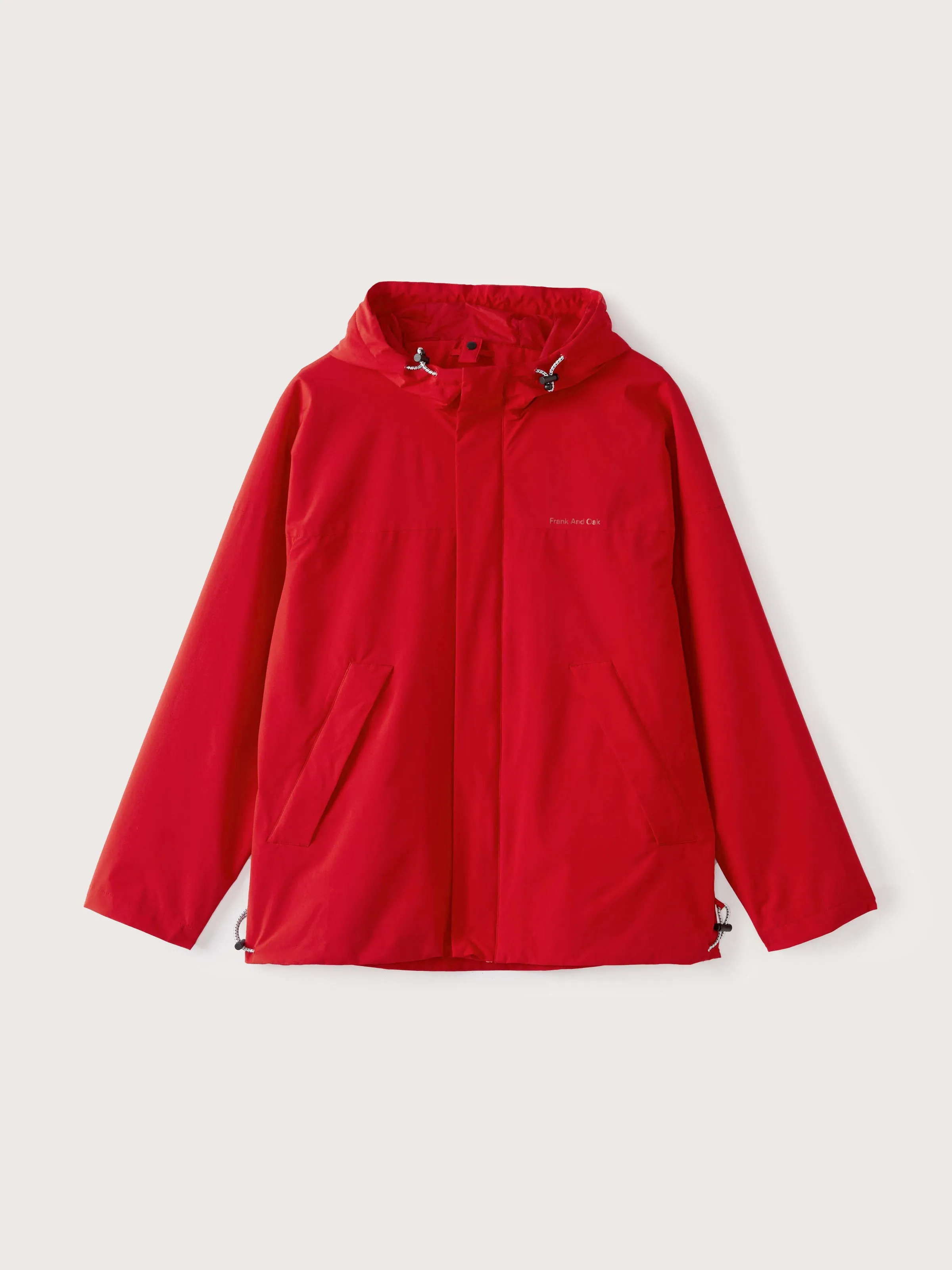 The Stanley Rain Jacket in Red