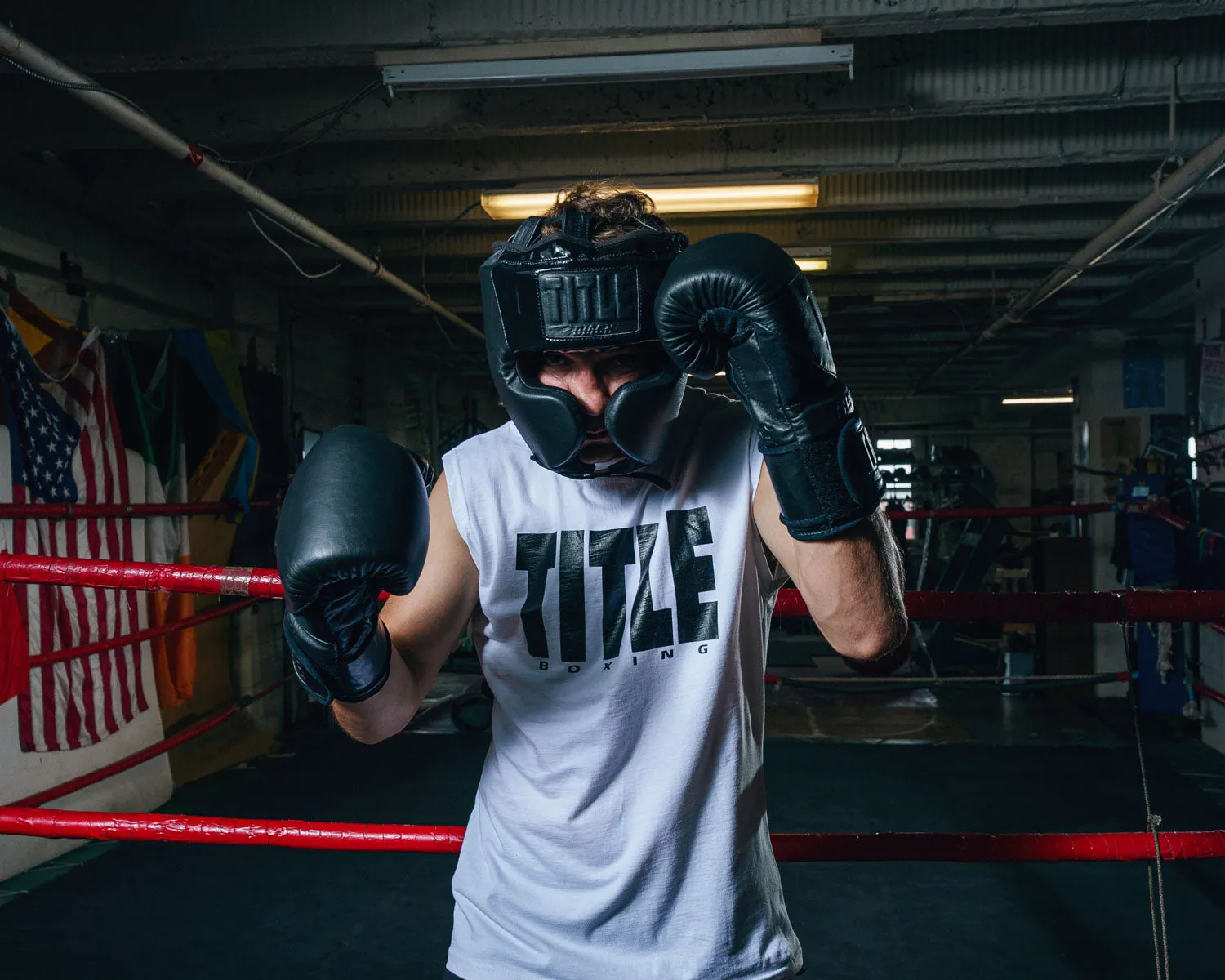 TITLE Black Training Headgear