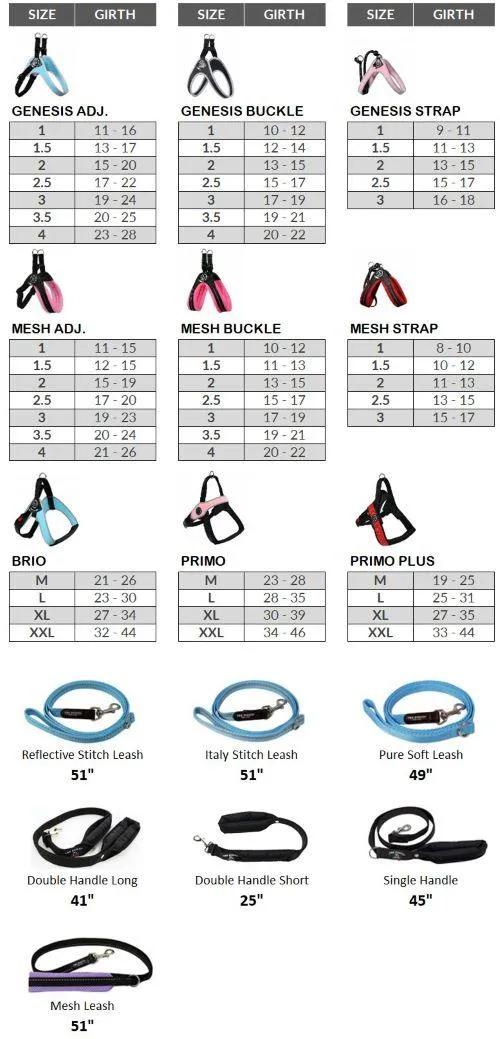 Tre Ponti Genesis Adjustable Belly Strap Harness