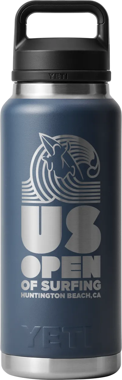 US Open of Surfing YETI Rambler 36 oz Chug Bottle
