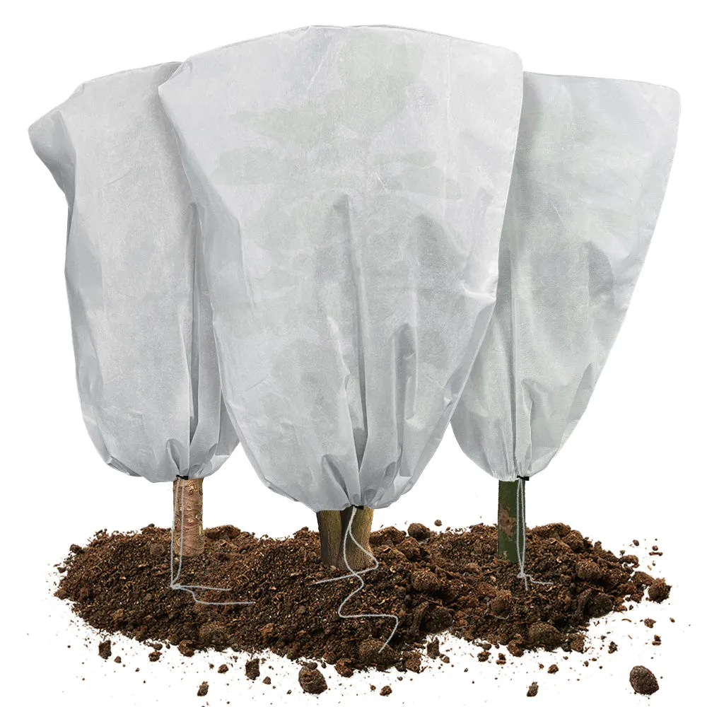 VOUNOT 3 Packs Plant Protection Winter Fleece 80GSM Horticultural Fleece Jacket 0.8m x 1m