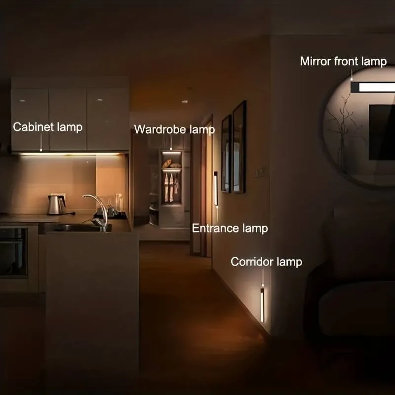 Wireless LED Night Light Motion Sensor Lamp for Any Space