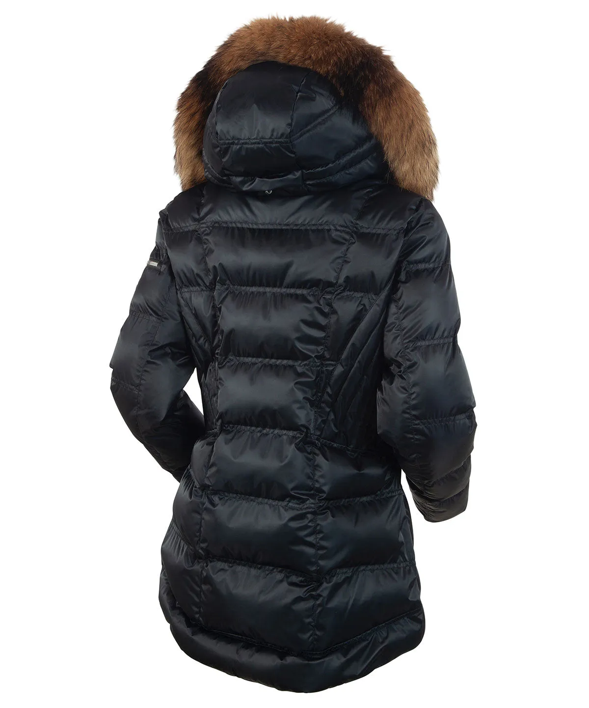 Women's Nikki Quilted Jacket with Removable Fur Ruff