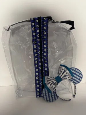 X-Large HANGING Boxy Bag - Blue Mickey