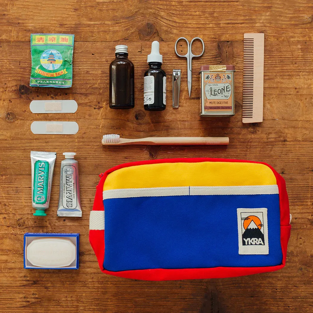 ykra dopp pack - yellow, blue and red